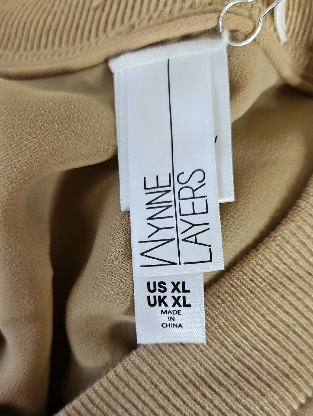 Wynne Layers Sheer Beige Longline Layering Zip Front Jacket NWT Size XL - Picture 5 of 7
